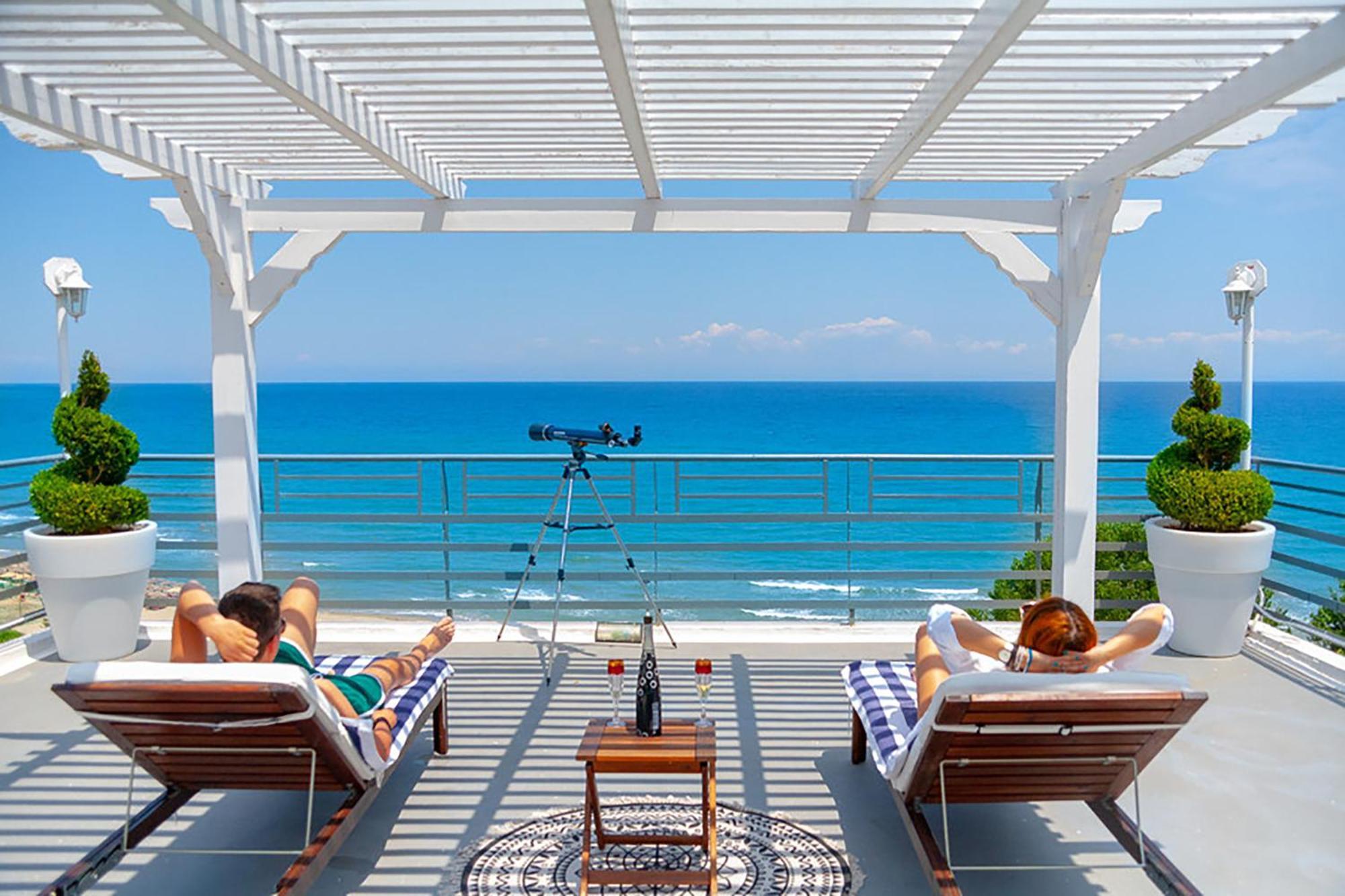 Panorama Suites & Spa - Adults Only Stómion Kamer foto