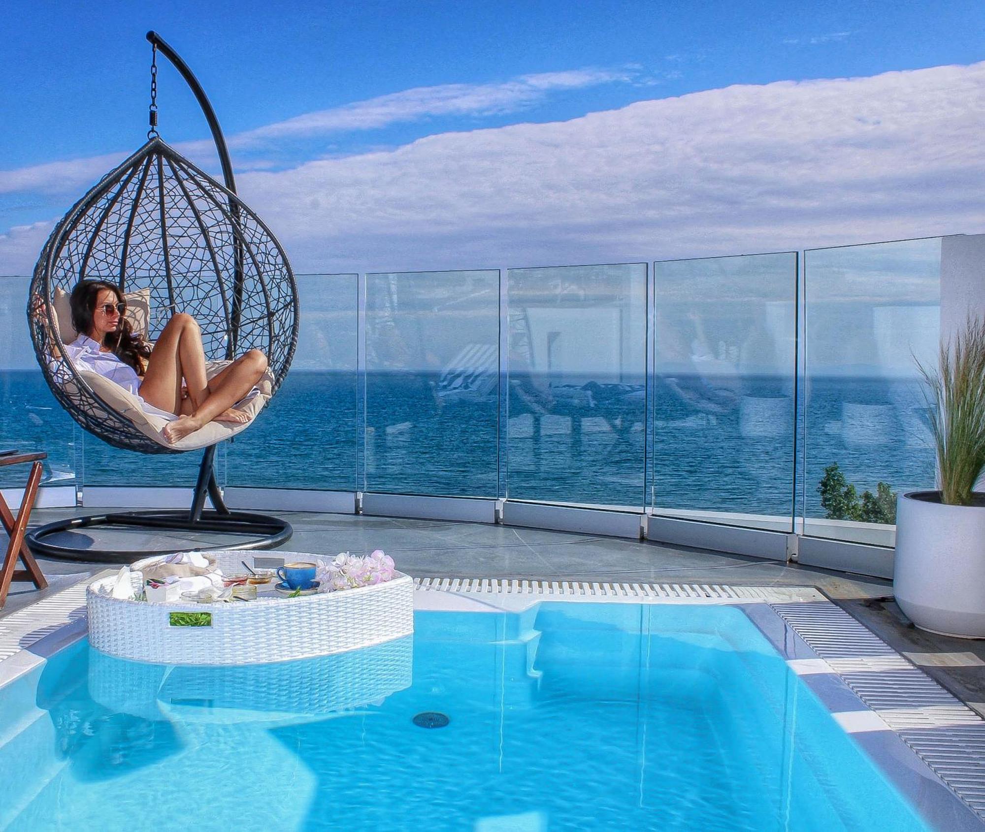 Panorama Suites & Spa - Adults Only Stómion Buitenkant foto