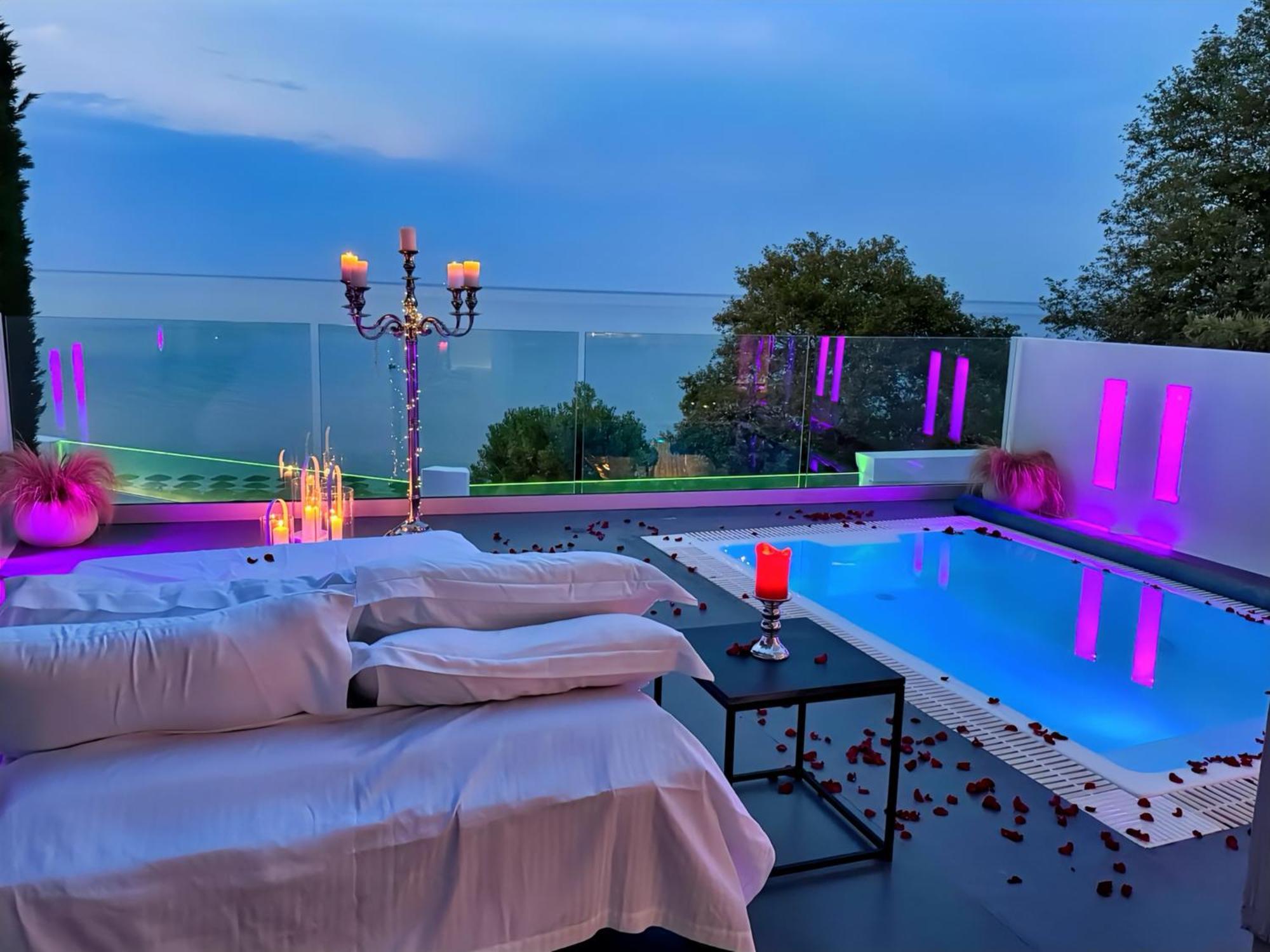 Panorama Suites & Spa - Adults Only Stómion Kamer foto