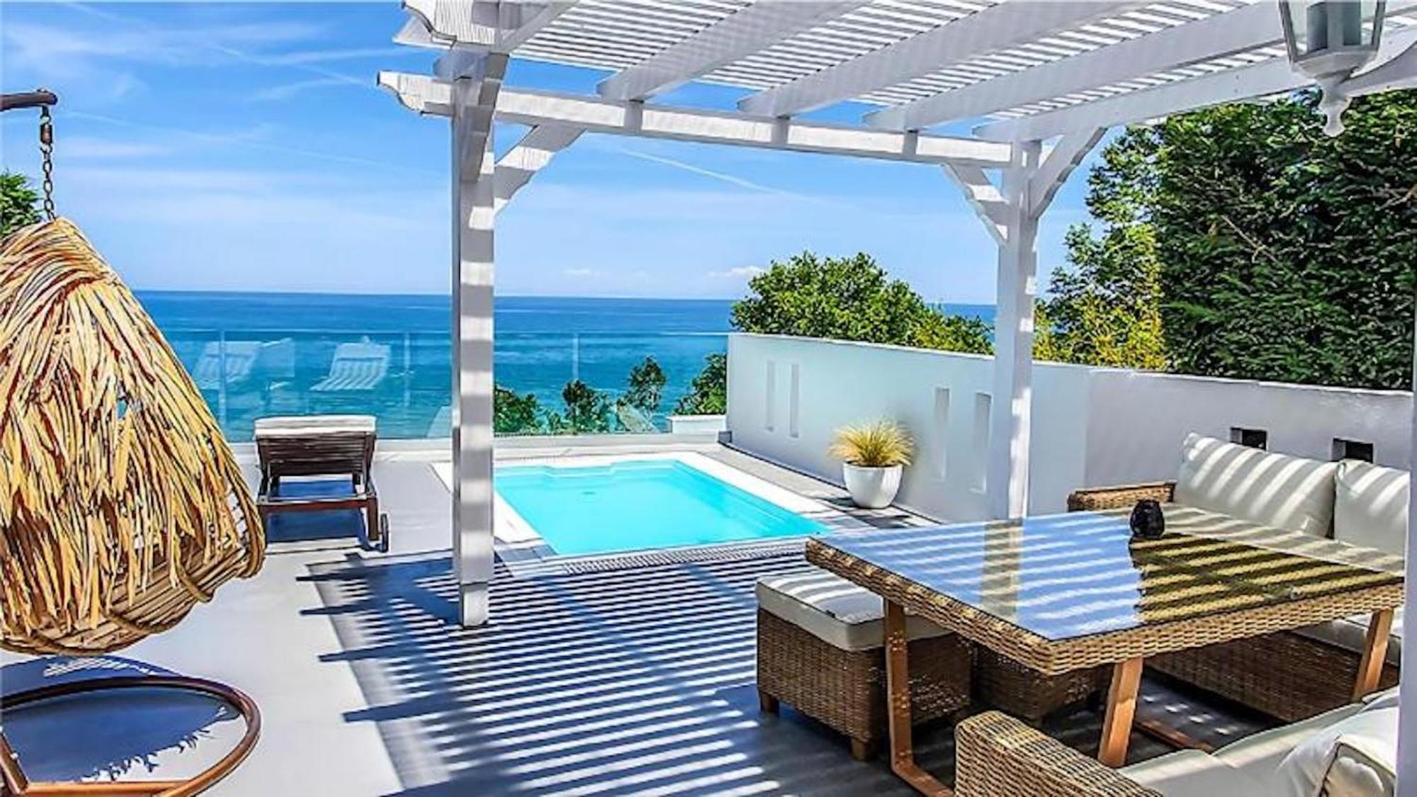Panorama Suites & Spa - Adults Only Stómion Kamer foto
